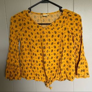Girls Mudd Blouse Shirt - Medium